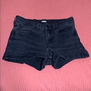 Old Navy Black Denim Shorts